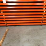 Ca. 20x Rechthoekige koker Stalen, 2mm dikke, oranje